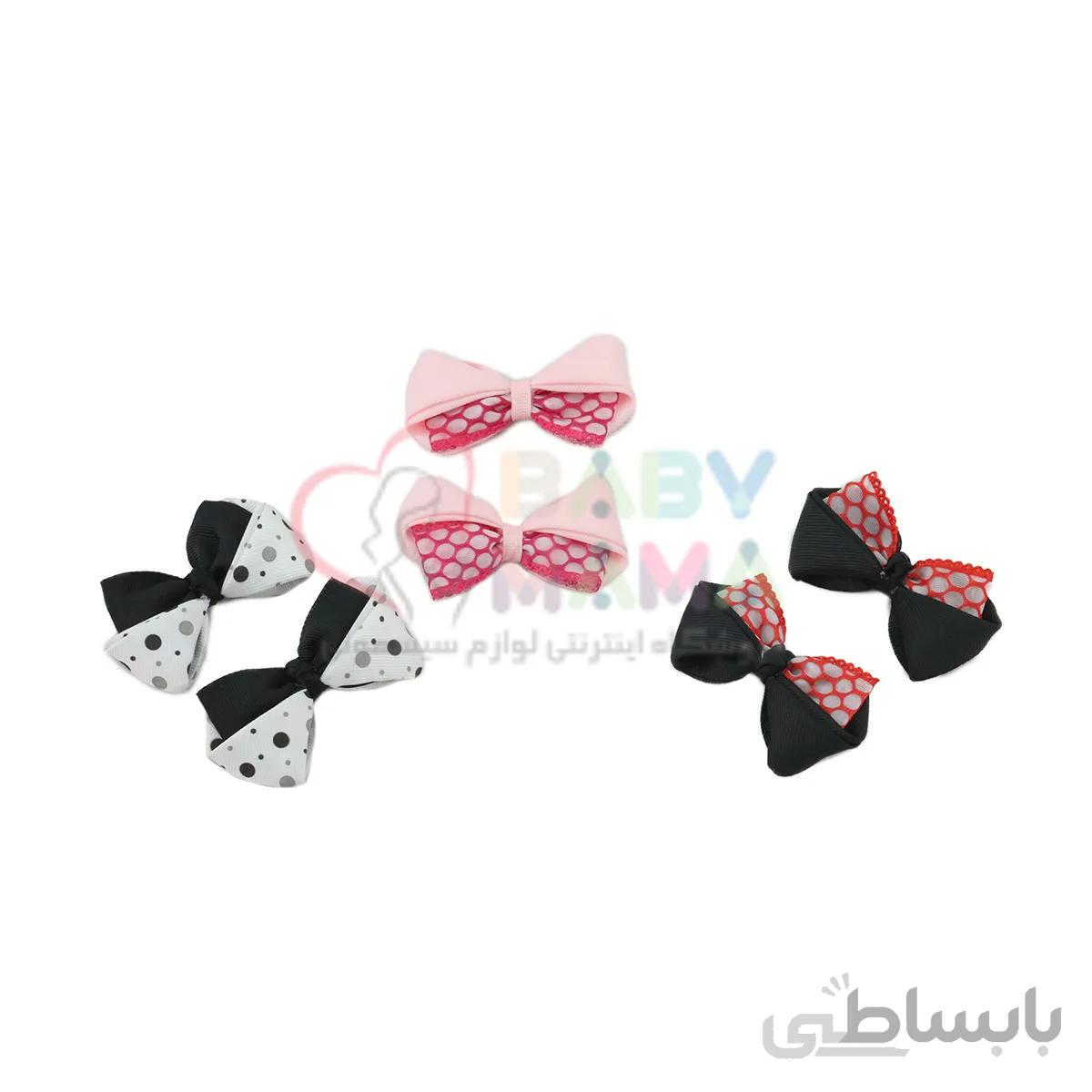گیره سر نوزادی مدل پاپیون توپی