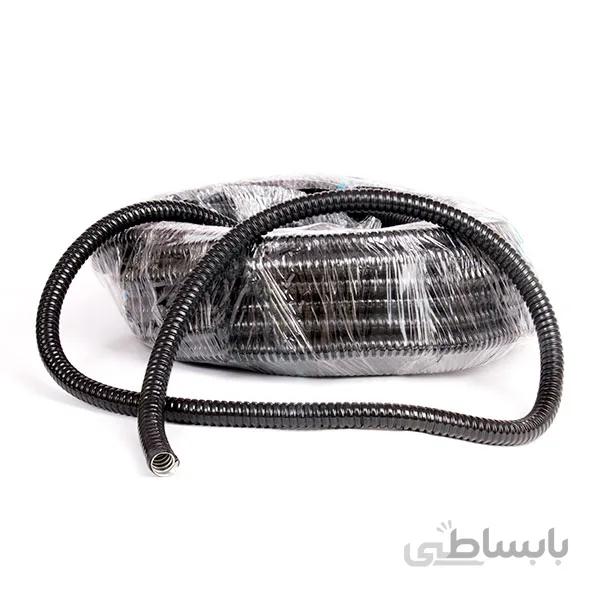 لوله فلکسی خرطومی روکش دار فلزی سایز 13 (حلقه 25 متری)
