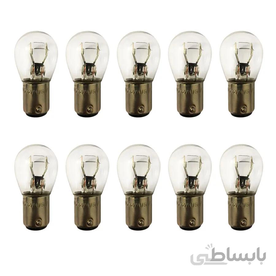 لامپ خطر موتور سیکلت هوندا پازل مدل S25 مجموعه 10 عددی