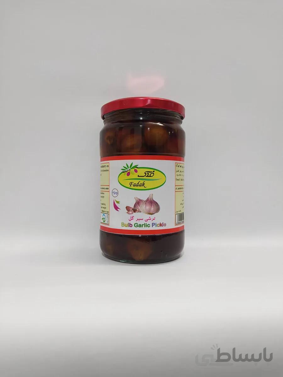 ترشی سیر طبیعی 680 گرمی فدک