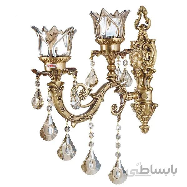 چراغ دیواری دایکاست آلومینیوم چشمه نور کد S3596/1-1W-A آنتیک