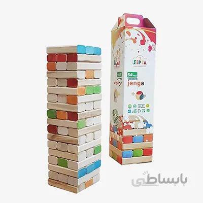 جنگا 54 قطعه رنگی