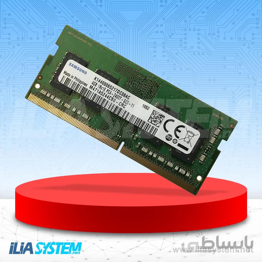 رم لپتاپی Samsung 4GB PC4-19200 DDR4-2400MHz