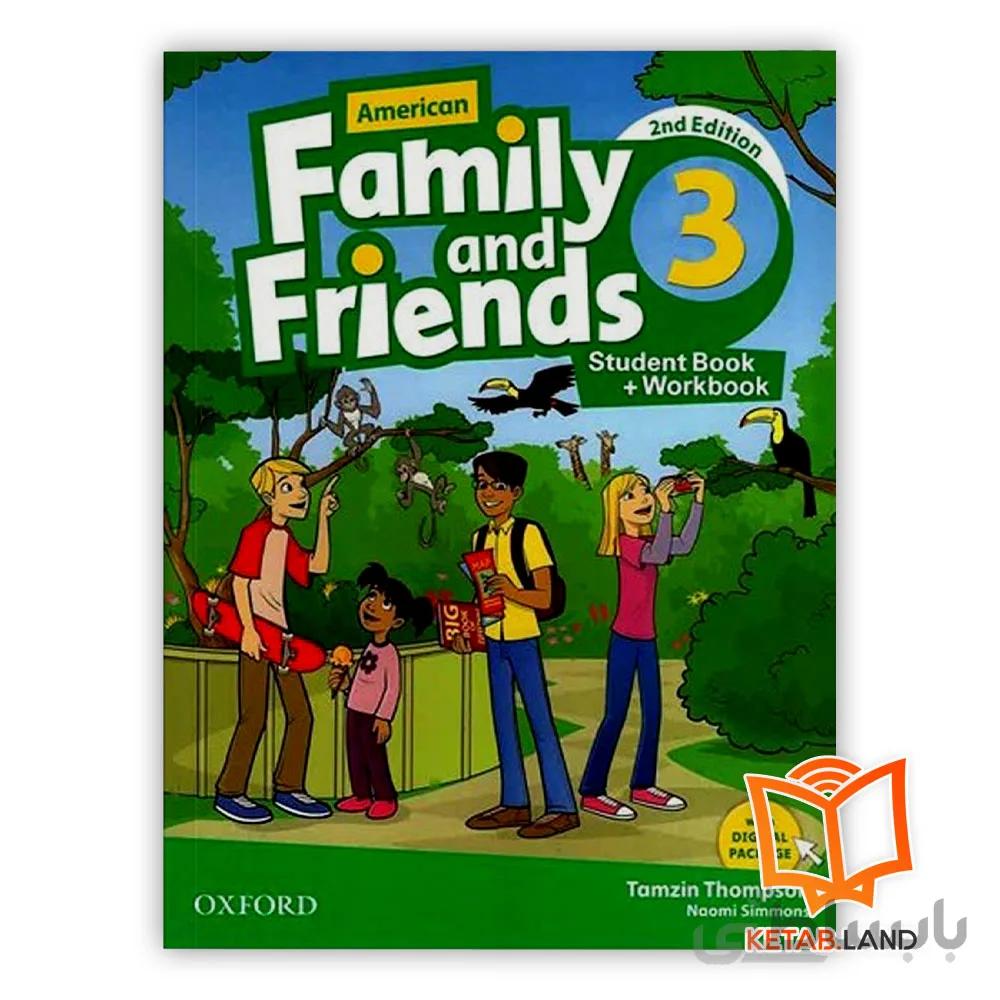 کتاب American Family and Friends 3 2nd