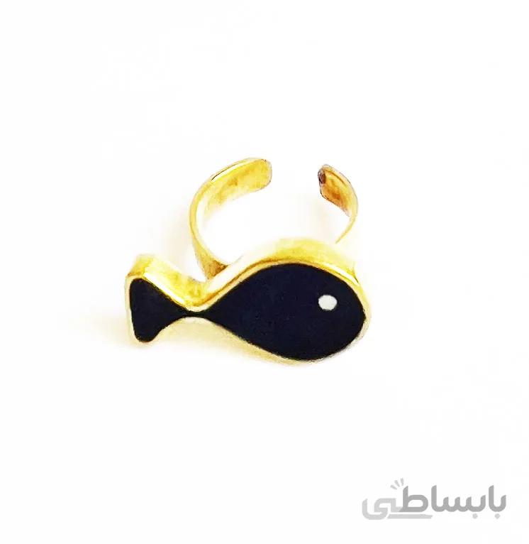 انگشتر برنجی طرح ماهی کد ringb1001