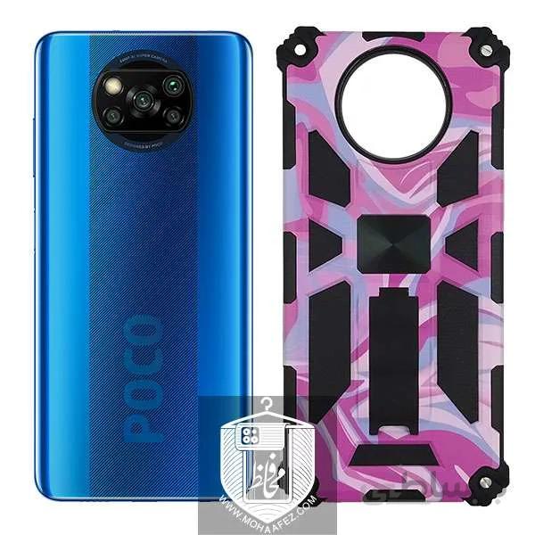 قاب ضد ضربه شیائومی POCO X3 / X3 Pro / X3 NFC هولدر دار کد XM268G