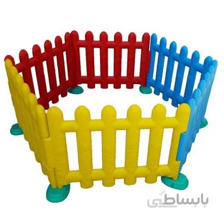 پارک حفاظ کودک نرده ای بلند 6 ضلعی