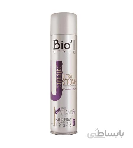 اسپری حال دهنده موی سر بیول کوچک ultra strong