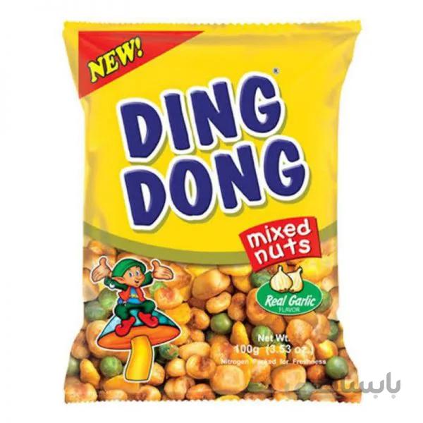 آجیل دینگ دونگ ۱۰۰ گرم – با طعم سیر – Ding Dong Snack Mix