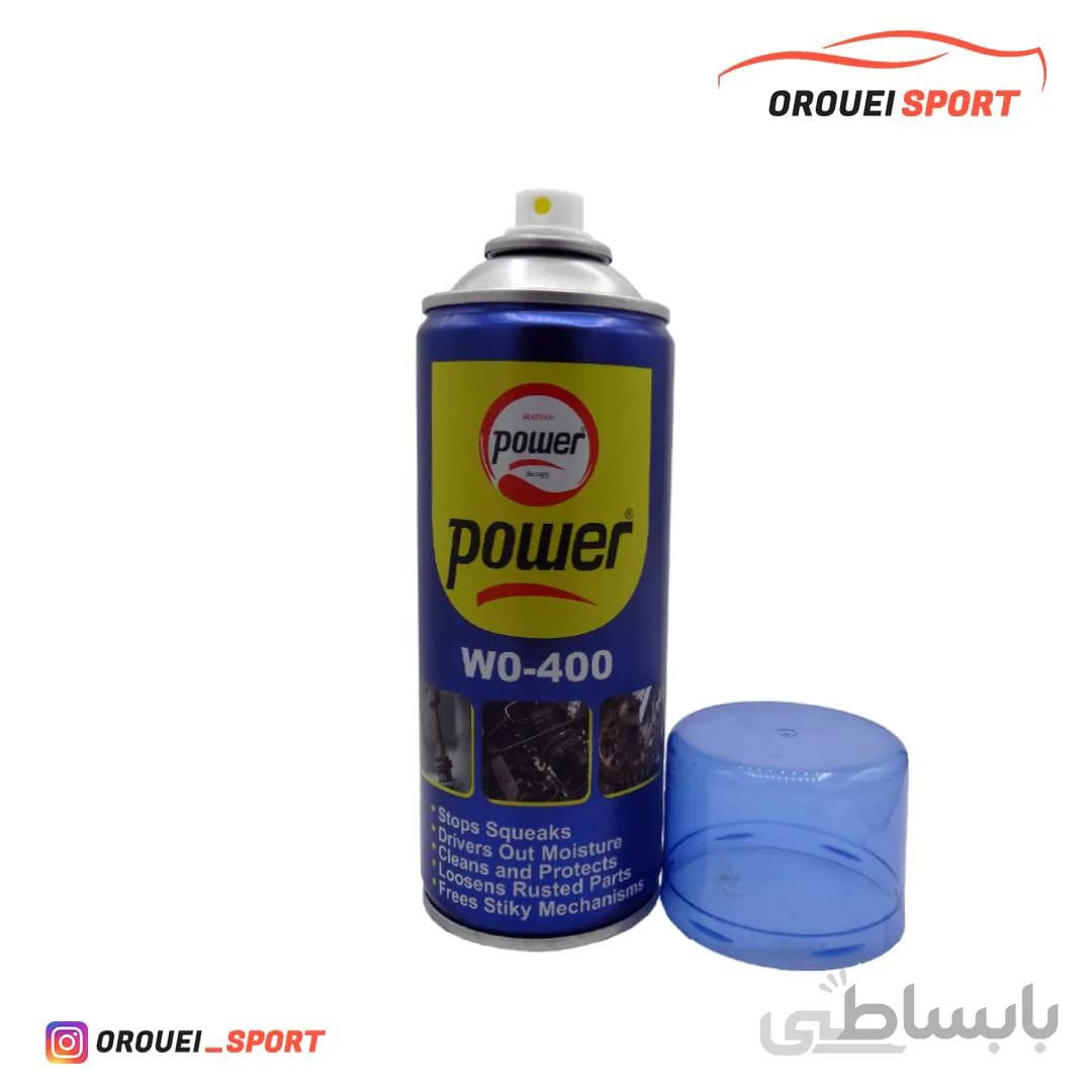 اسپری روان کننده و ضد زنگ پاور مدل w0-400