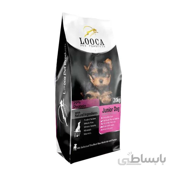 غذای خشک توله سگ با طعم مرغ و برنج لوکا Looca