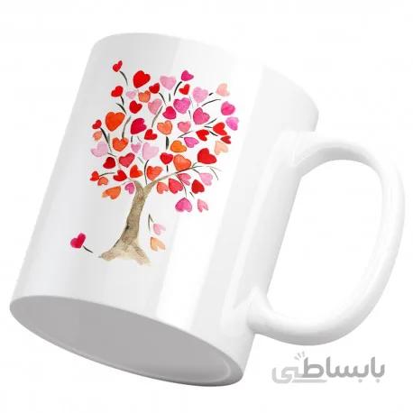 ماگ درخت قلب