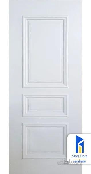درب اتاقی سه قاب پروفیل برجسته PVC-B308