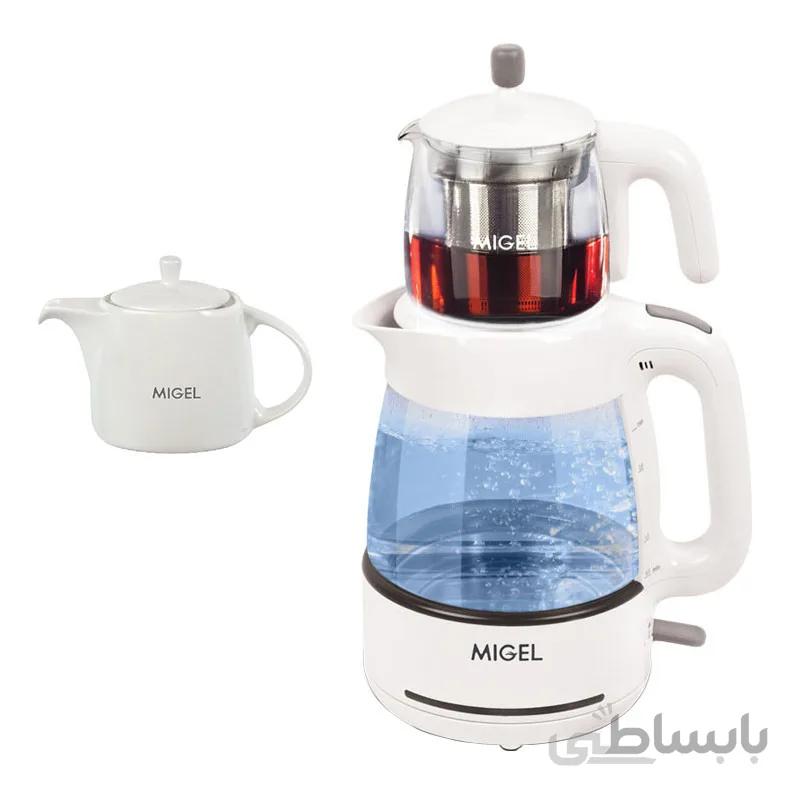 چای ساز میگل مدل GTS 070 - B به همراه قوری چینی هدیه