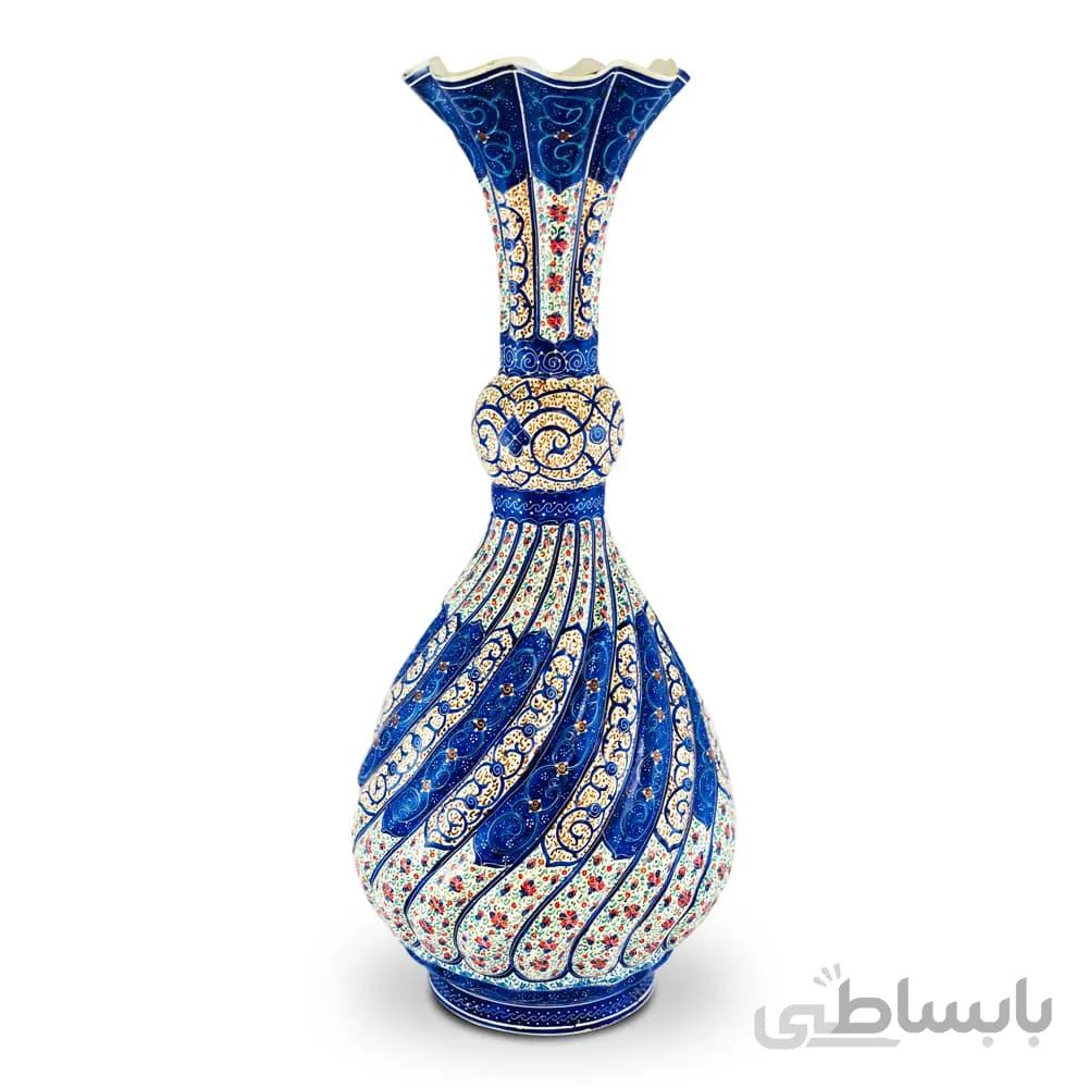 گلدان میناکاری مدل صراحی