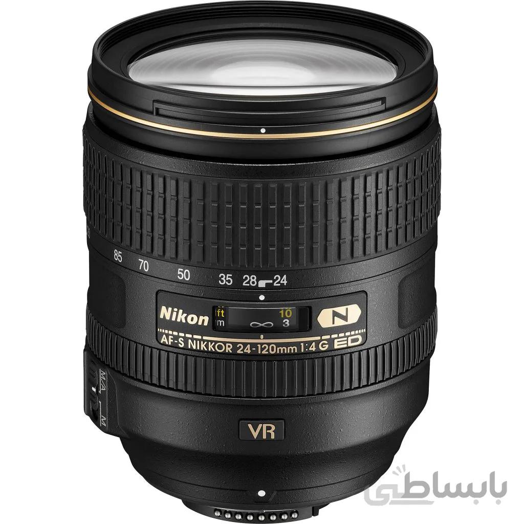 لنز نیکون Nikon AF-S NIKKOR 24-120mm f/4G ED VR همراه با جعبه اصلی