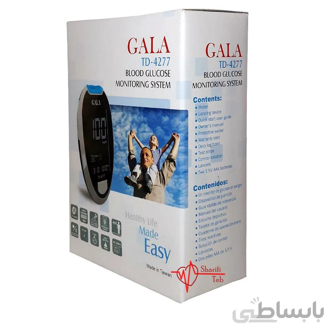 دستگاه تست قند خون گالا مدل TD-4277 ا Gala blood glucose testing machine model TD-4277