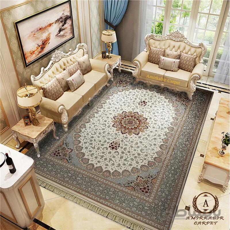 فرش ۷۰۰ شانه طرح نازنین کرم