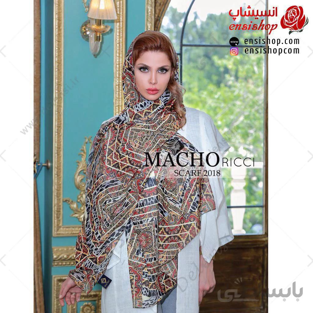 شال سوپر حریر نخ مجلسی بهاره ماچو
