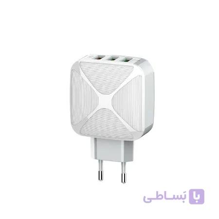شارژر دیواری الدینیو مدل A3310Q به همراه کابل تبدیل USB-C