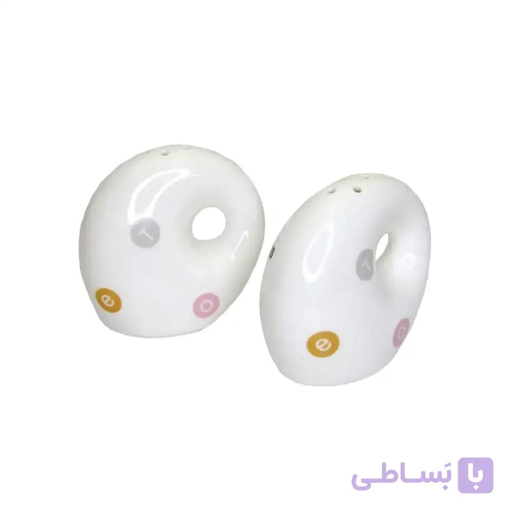 نمکدان چینی رومنس (Romance) طرح داتس بسته 2 عددی
