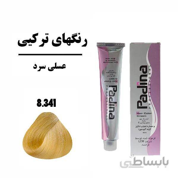 رنگ مو پادینا 100 میل عسلی سرد 8.341