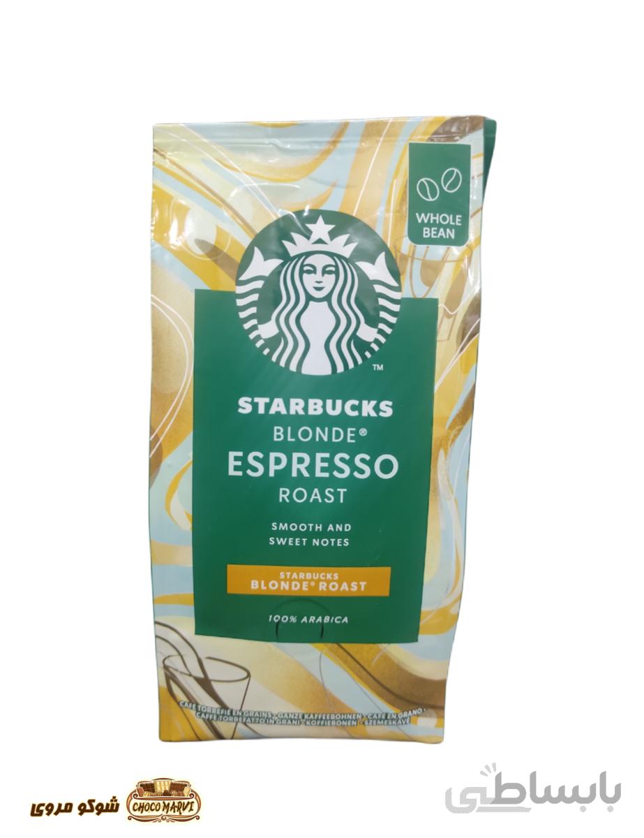 قهوه اسپرسو استارباکس مدل بلوند 200 گرمی ا starbucks blonde espresso coffee