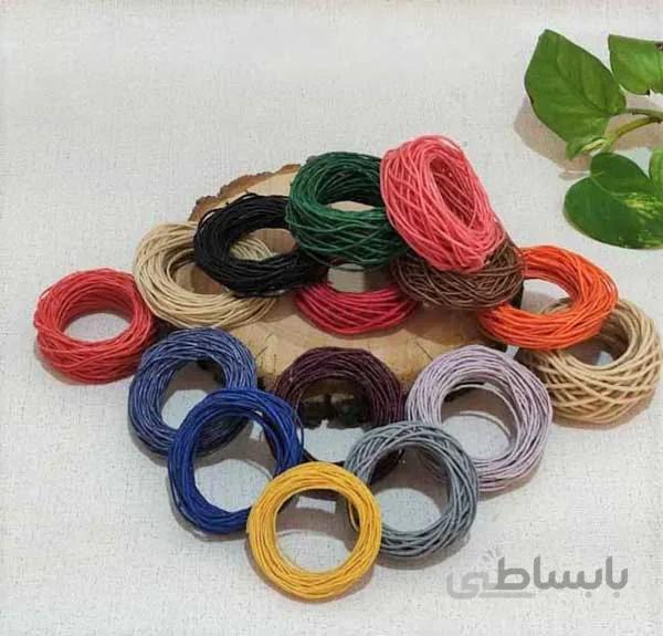 فیتیله های مومی رنگی