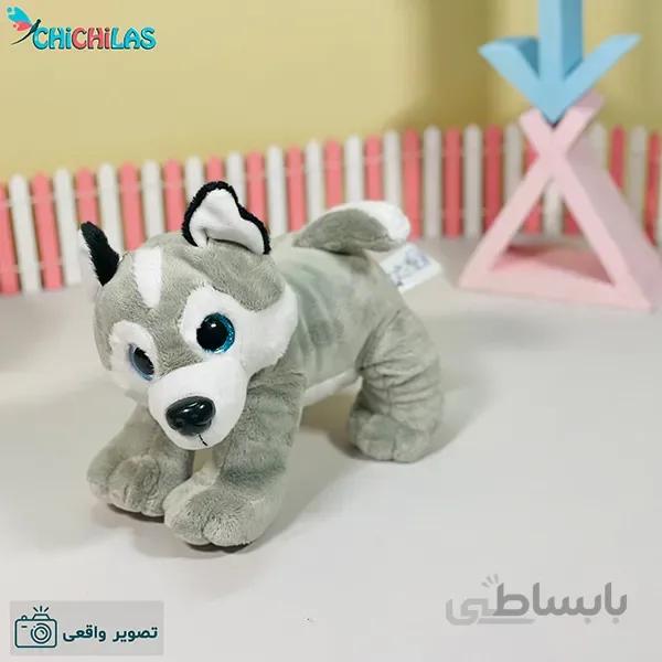 عروسک هاسکی چشم تیله ای