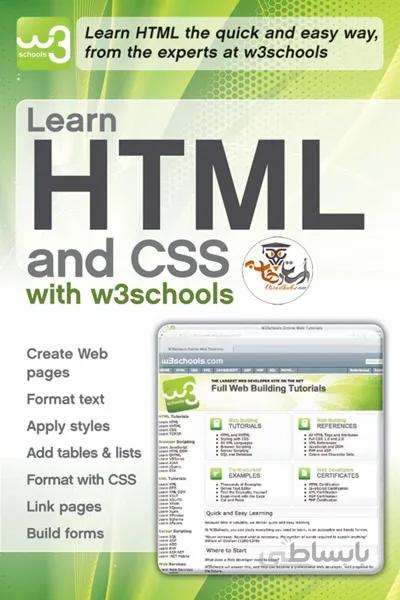 دانلود کتاب آموزش HTML و CSS به نام Learn HTML and CSS with w3schools | استاد هاب