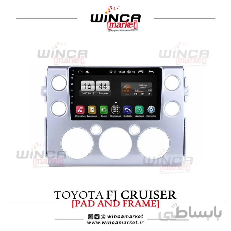 مانیتور اندروید فابریک تویوتا اف جی کروز FJ Cruiser وینکا سری اس 170 پلاس تی ال TL855
