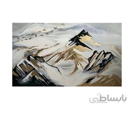تابلو رنگ روغن نقاشی کوهستان