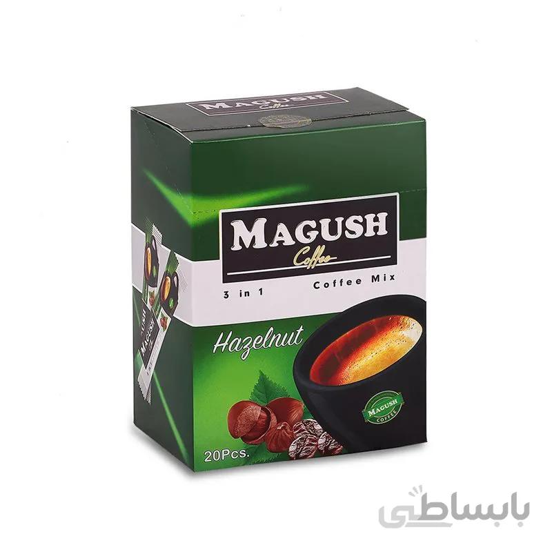 کافی میکس فندوقی ماگوش بسته 20 عددی