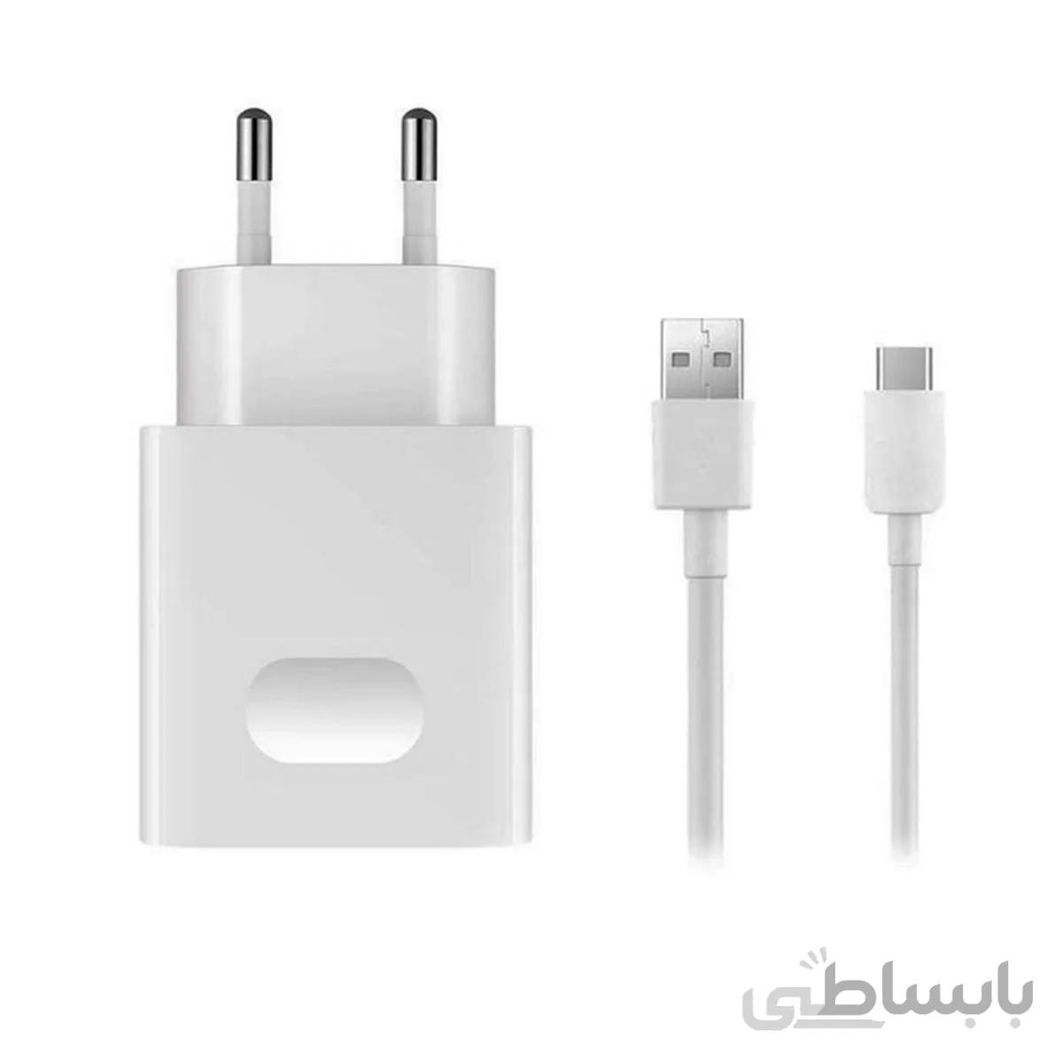 شارژر دیواری هوآوی مدل HW-050450E00 به همراه کابل تبدیل USB-C