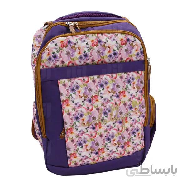 کوله فانتزی پیکسل دار بنفش