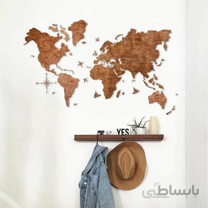 تابلو دیواری نقشه جهان