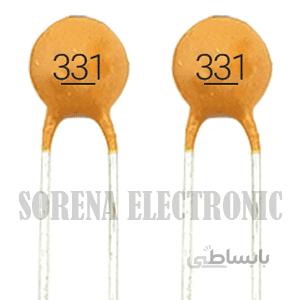 خازن عدسی 330 پیکوفاراد