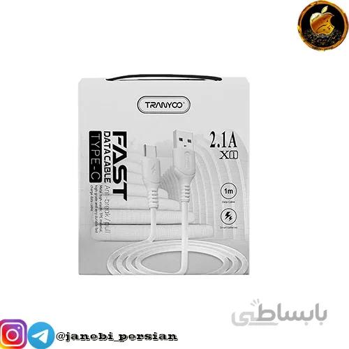 کابل شارژ tranyoo x1 type c