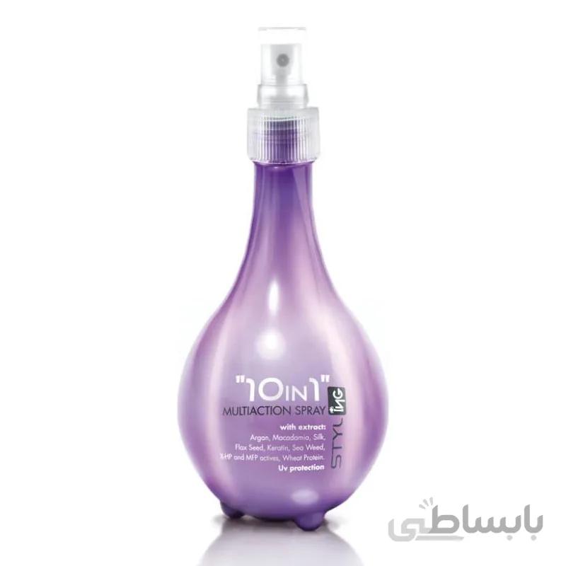 اسپری مو مولتی اکشن آی ان جی حجم 250 میل ا multiaction Hairspray ING