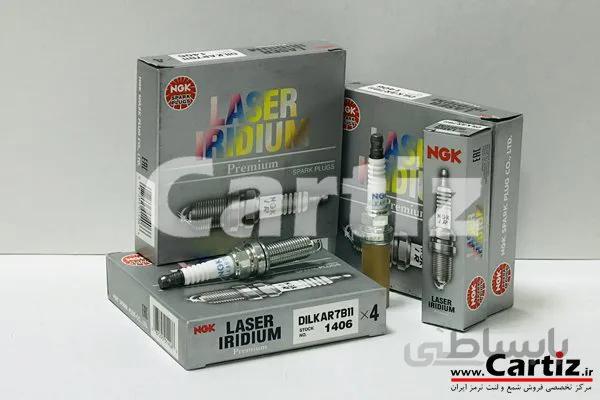 شمع سوزنی دابل ایریدیوم رزوه 12 آچار 14 سرد NGK ژاپن 1406 DILKAR7B11 ا DILKAR7B11