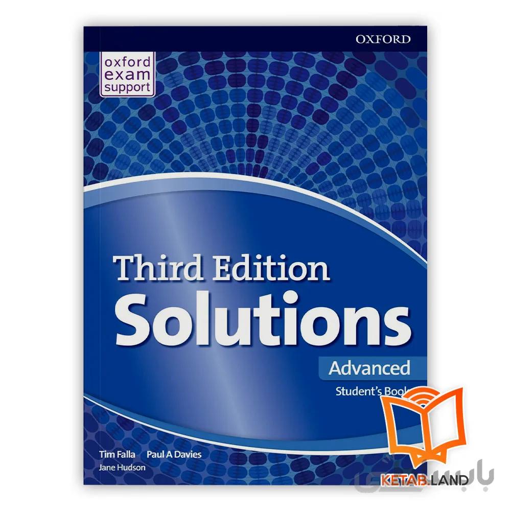 کتاب solutions advanced 3rd