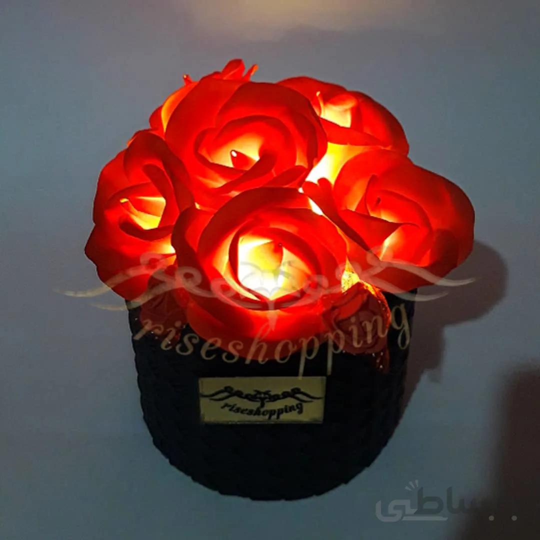 باکس گل رز قرمز فومی
