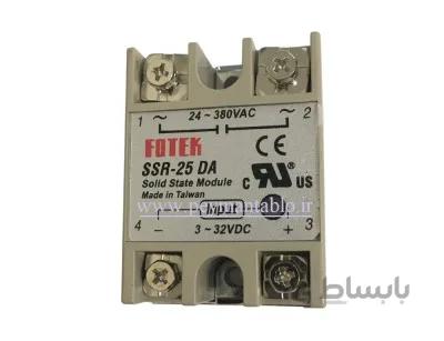 رله الکترونیکی SSR تک فاز 25 آمپری FOTEK 25DA