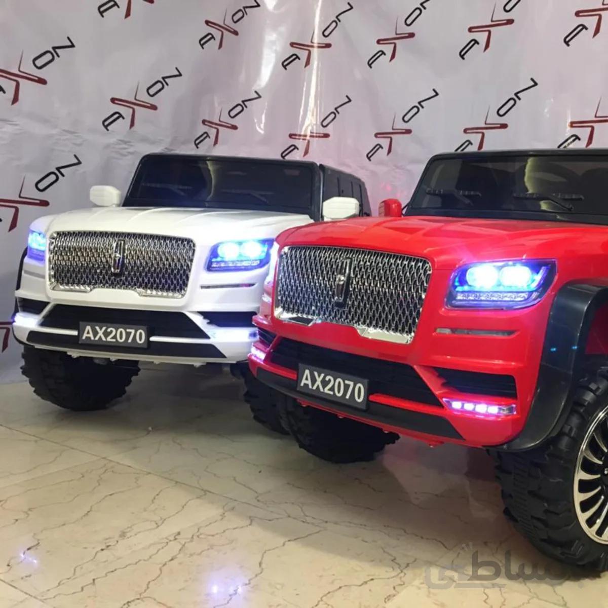 ماشین شارژی لینکولن نویگیتور آکسون AX2070 بسیار بزرگ و قوی در دو رنگ سفید و قرمز