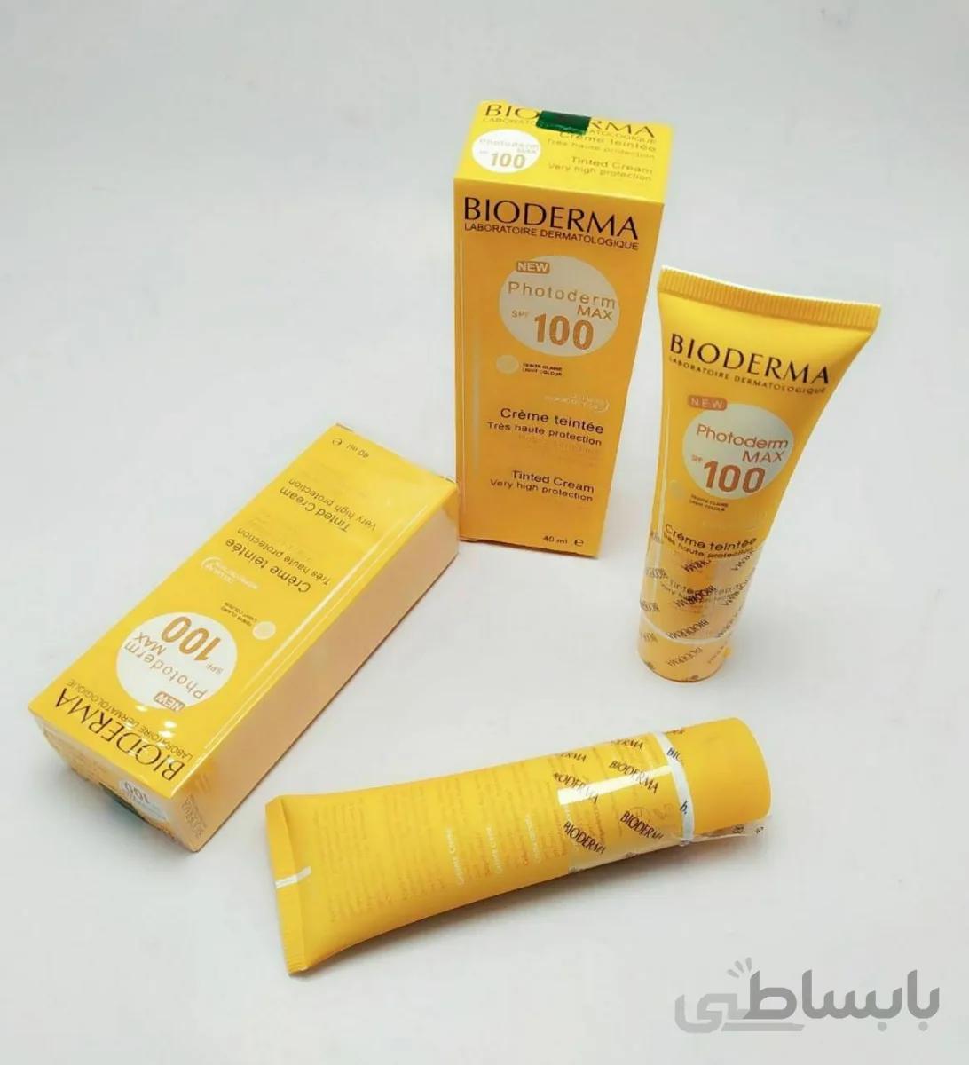 کرم ضدآفتاب رنگی SPF=100 بیودرما ا مناسب پوست حساس