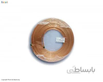 لوله مسی کلاف سایز 10 - 3/8 اینچ کد 30-0 بابک 15 متری