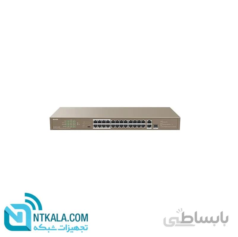 سوییچ ۲۴ پورت PoE تندا مدل TEF1126P-24-250W