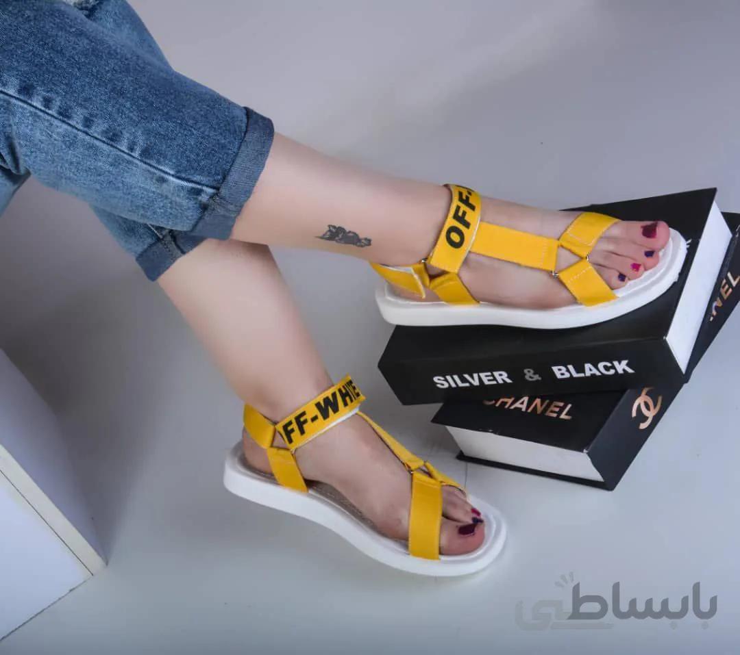 صندل زنانه - طوسی / 37