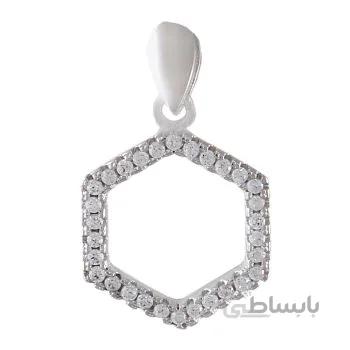 اویز گردنبند نقره زنانه مدل مدرن کد PKR_169