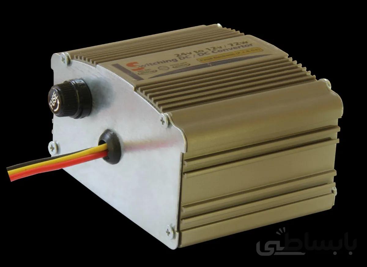 مبدل ولتاژ 24 به 12 ولت 6 آمپر ا Converter DC to DC (24 to 12 volt) 6 A